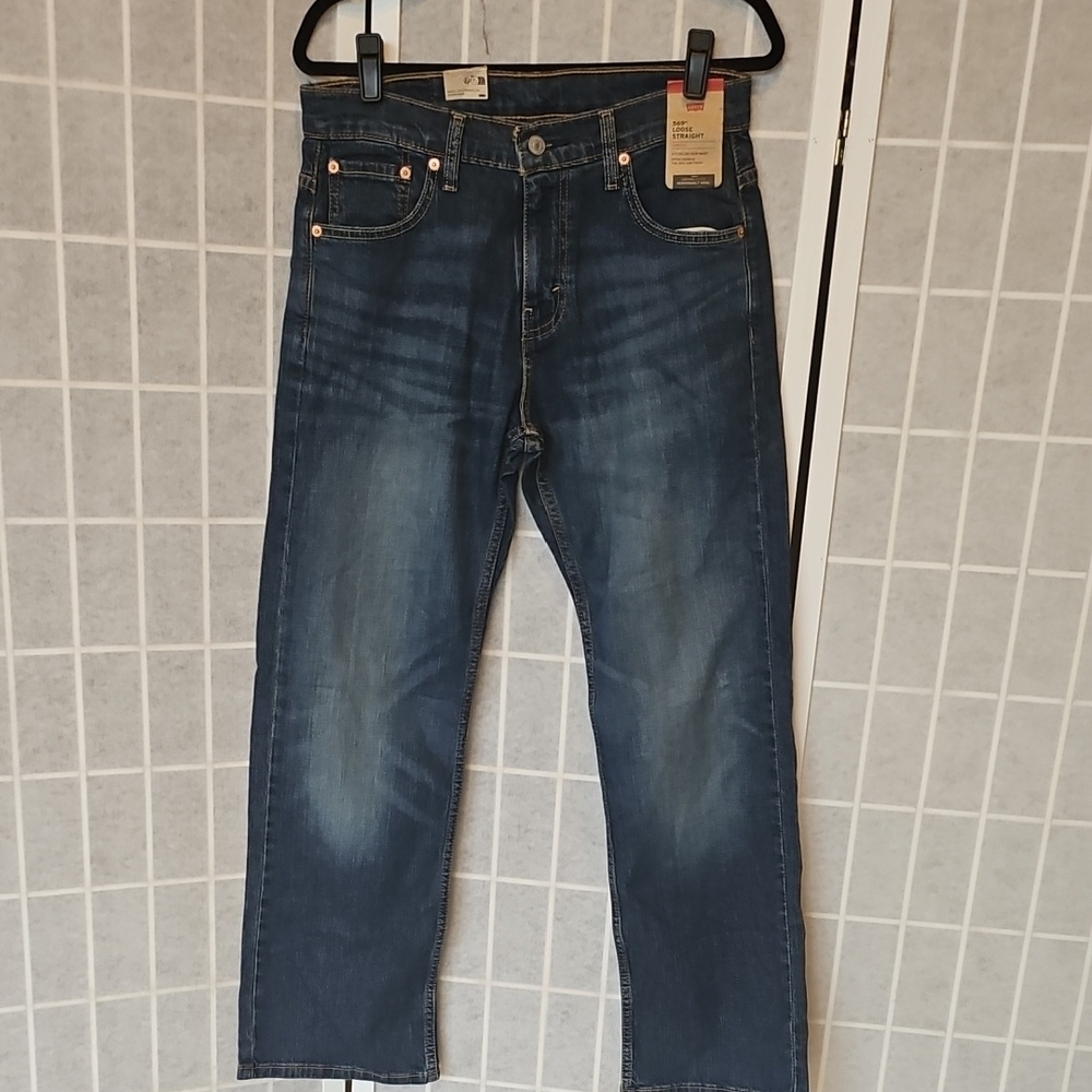 Levi's Dark Blue Straight Men's Jeans